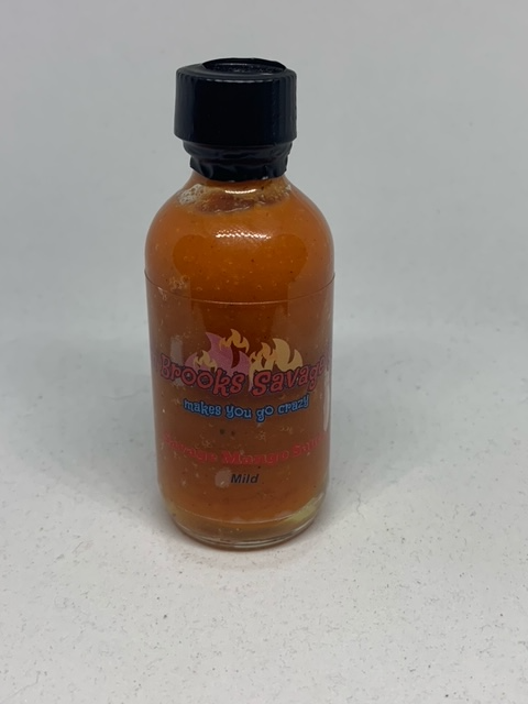 Team Brooks Savage Mango Habanero Hot Sauce - Mini  2oz